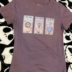 Tarot card t shirt top size small spooky cute tee